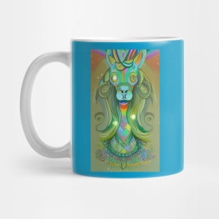 Pattern Llama Unicorn Mug